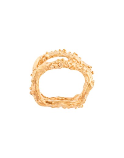 textured double ring
