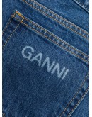 high-rise straight-leg jeans
