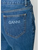 high-rise straight-leg jeans