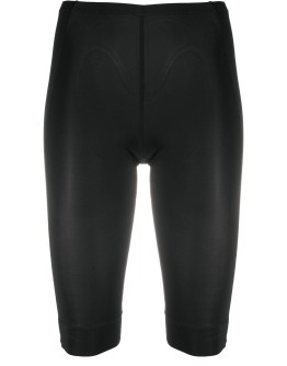 semi-sheer cycling-style shorts