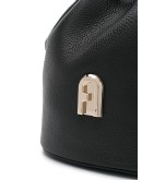 Sleek chain-strap bucket bag