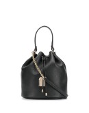 Sleek chain-strap bucket bag