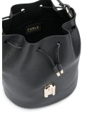 Sleek chain-strap bucket bag