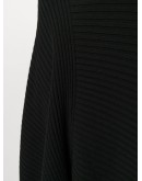 asymmetric handkerchief hem knit skirt