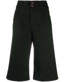longline denim shorts