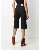 longline denim shorts