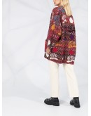 colour-block patchwork cardigan