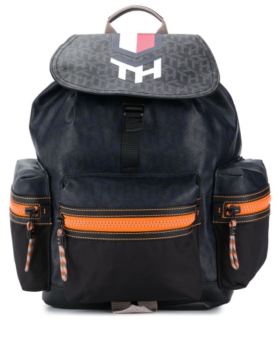 monogram flap backpack 
