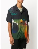 snooker print short-sleeve shirt
