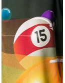 snooker print short-sleeve shirt