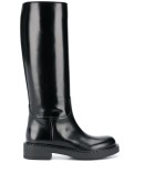 round-toe knee-length boots