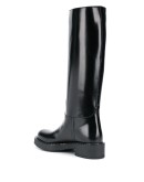 round-toe knee-length boots