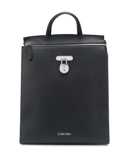 padlock detail logo backpack
