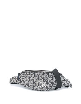monogram print belt bag