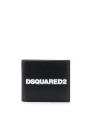 logo print bi-fold wallet
