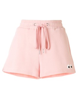 drawstring track shorts