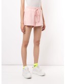 drawstring track shorts