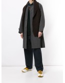 layered-look midi coat