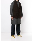 layered-look midi coat