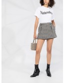 gingham check short shorts