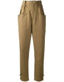 pocket detail cotton trousers