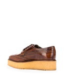 flatform leather brogues