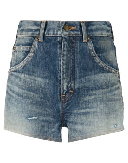 destroyed denim shorts