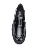 platform leather loafers