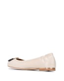 logo plaque ballerinas 