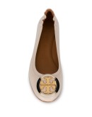 logo plaque ballerinas 