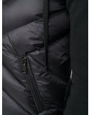 panelled down cardigan