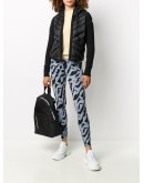 panelled down cardigan