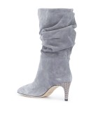 slouchy mid-heel boots