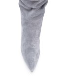 slouchy mid-heel boots