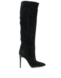 pointed toe knee-high boots