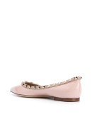 Rockstud-embellished ballerina shoes