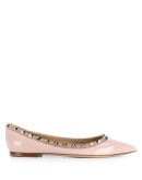 Rockstud-embellished ballerina shoes
