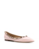 Rockstud-embellished ballerina shoes