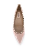 Rockstud-embellished ballerina shoes
