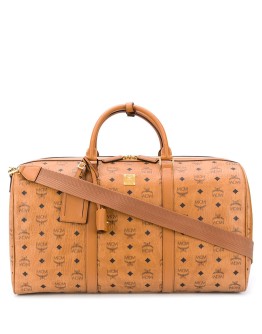 monogram print holdall