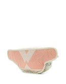 calf leather logo cross-over belt bag