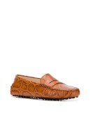 crocodile-effect loafers
