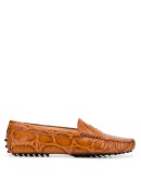 crocodile-effect loafers