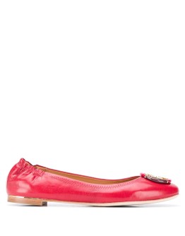 Multi-Logo ballerina shoes