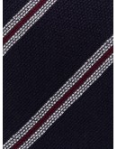 embroidered stripe tie