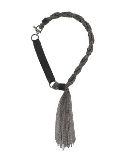twisted ball-chain necklace