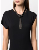 twisted ball-chain necklace