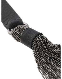 twisted ball-chain necklace