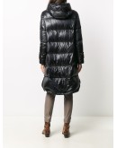 padded-design midi coat