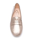 creased-effect Gommino loafers